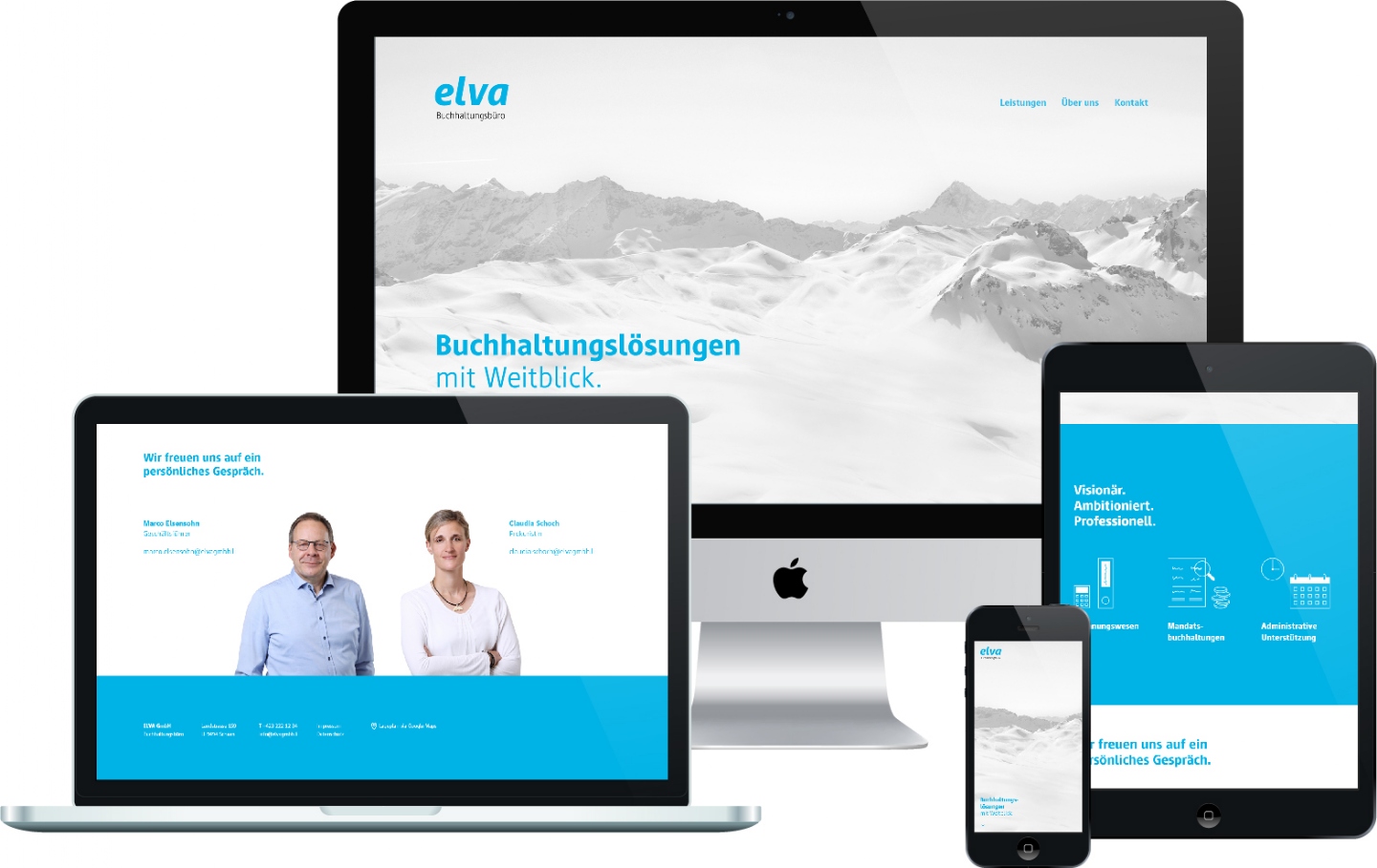 ELVA GmbH - Responsive Onepage